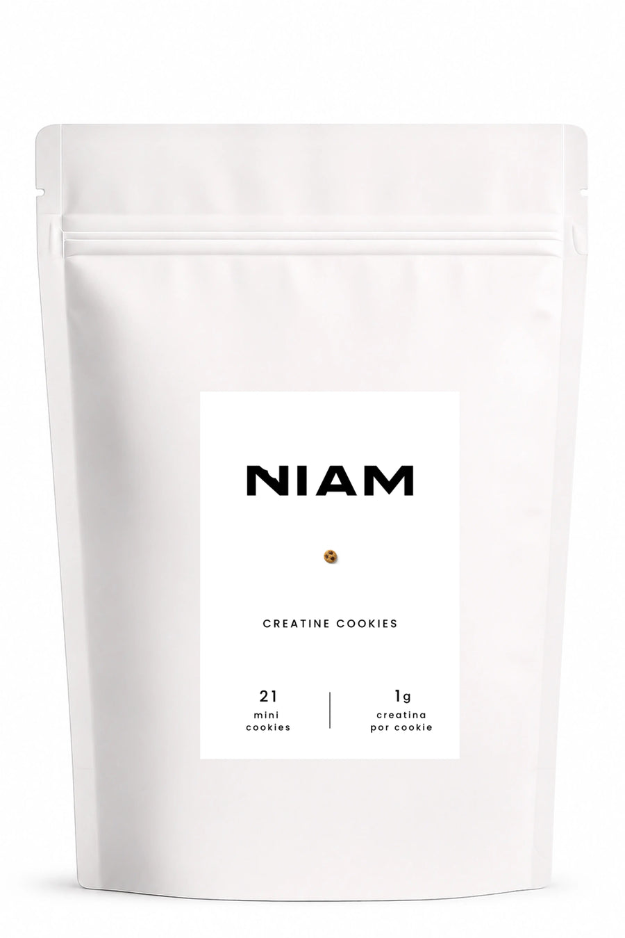 Bolsa de NIAM Creatine vista de frente. El Pack 28 días incluye 4 bolsas.