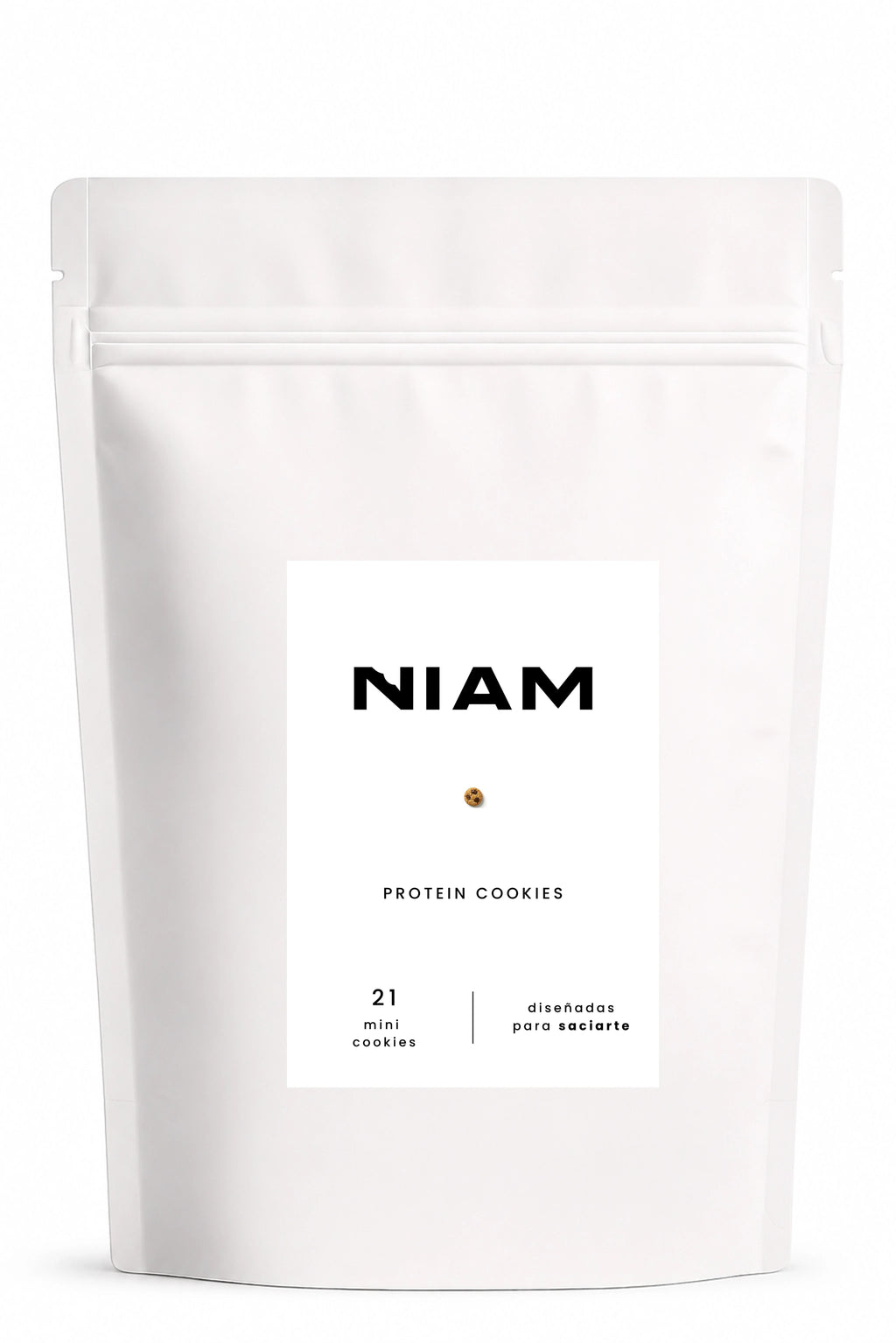 Bolsa de NIAM Protein vista de frente. La suscripción incluye 4 bolsas cada 4 semanas.