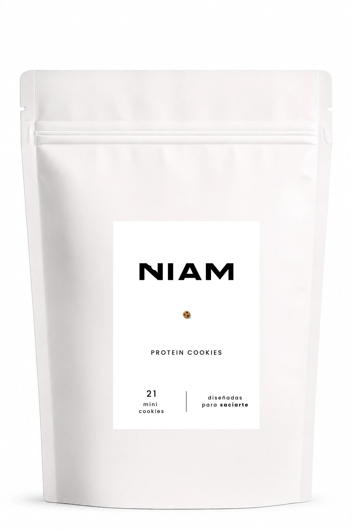 Bolsa de NIAM Protein vista de frente. La suscripción incluye 4 bolsas cada 4 semanas.